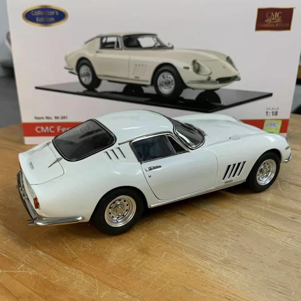 [CMC] 1:18 Ferrari 1965 275 GTB/C bianco modellino di auto Die-Cast