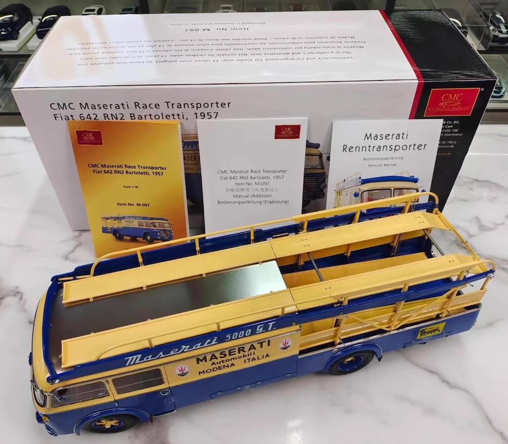 [CMC] 1:18 Maserati 1960 Race Transporter Model Car Die-Cast