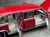 [CMC] 1:18 Mercedes-Benz 1963 600 Pullman W100 LWB rosso modellino di auto Die-Cast