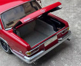 [CMC] 1:18 Mercedes-Benz 1963 600 Pullman W100 LWB rosso modellino di auto Die-Cast
