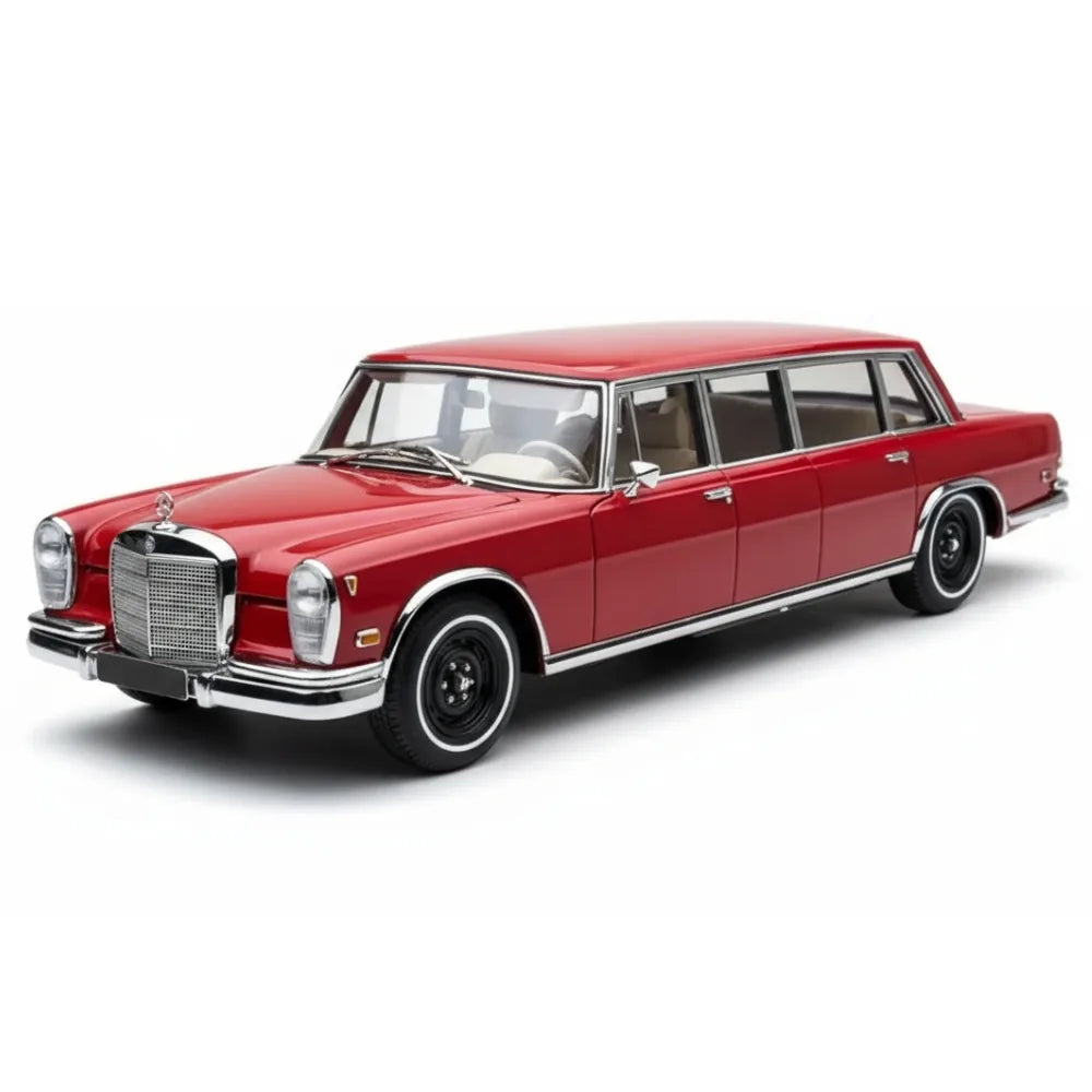 [CMC] 1:18 Mercedes-Benz 1963 600 Pullman W100 LWB Red Model Car Die-Cast