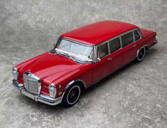 [CMC] 1:18 Mercedes-Benz 1963 600 Pullman W100 LWB Red Model Car Die-Cast