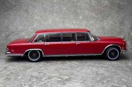 [CMC] 1:18 Mercedes-Benz 1963 600 Pullman W100 LWB Red Model Car Die-Cast