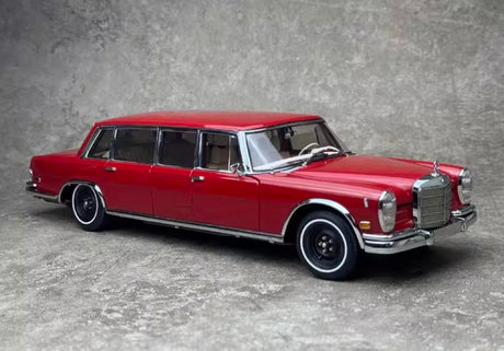 [CMC] 1:18 Mercedes-Benz 1963 600 Pullman W100 LWB Red Model Car Die-Cast