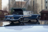 [CMC] 1:18 Mercedes-Benz 1965 600 Pullman W100 Landaulet Blue Model Car Die-Cast