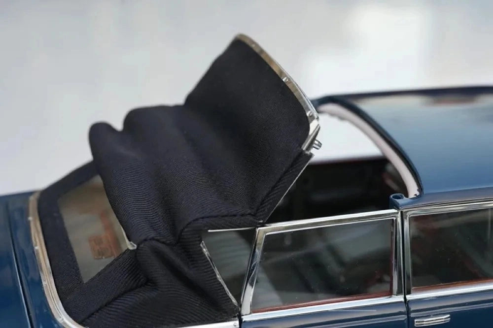 [CMC] 1:18 Mercedes-Benz 1965 600 Pullman W100 Landaulet blu modellino di auto Die-Cast
