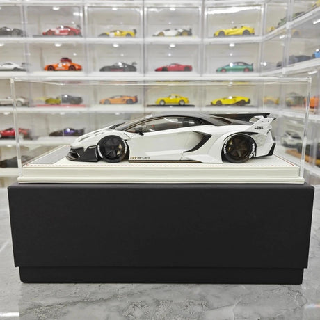 [Davis & Giovanni] 1:18 Lamborghini 2020 Aventador GT EVO LBWK White Model Car Resin