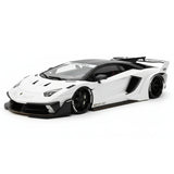 [Davis & Giovanni] 1:18 Lamborghini 2020 Aventador GT EVO LBWK White Model Car Resin
