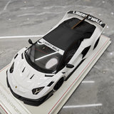 [Davis & Giovanni] 1:18 Lamborghini 2020 Aventador GT EVO LBWK White Model Car Resin