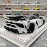 [Davis & Giovanni] 1:18 Lamborghini 2020 Aventador GT EVO LBWK White Model Car Resin