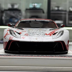 [Davis & Giovanni] 1:18 Ferrari 2017 812 N-LARGO Supreme x LV modellino di auto resina