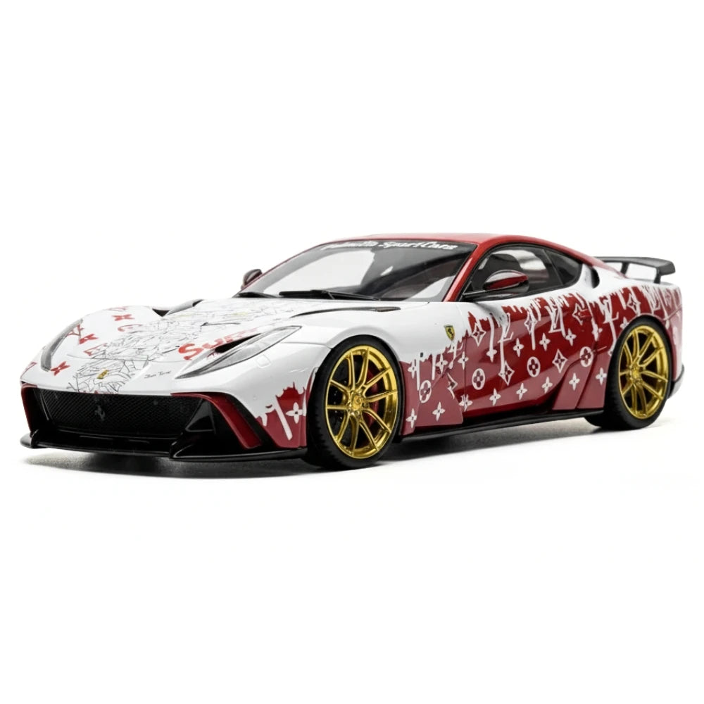 [Davis & Giovanni] 1:18 Ferrari 2017 812 N-LARGO Supreme x LV modellino di auto resina
