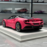 Davis &amp; Giovanni Ferrari 2019 F8 Tributo Pink Salt Bae Livery 1:18 – Samlarresinmodellresin
