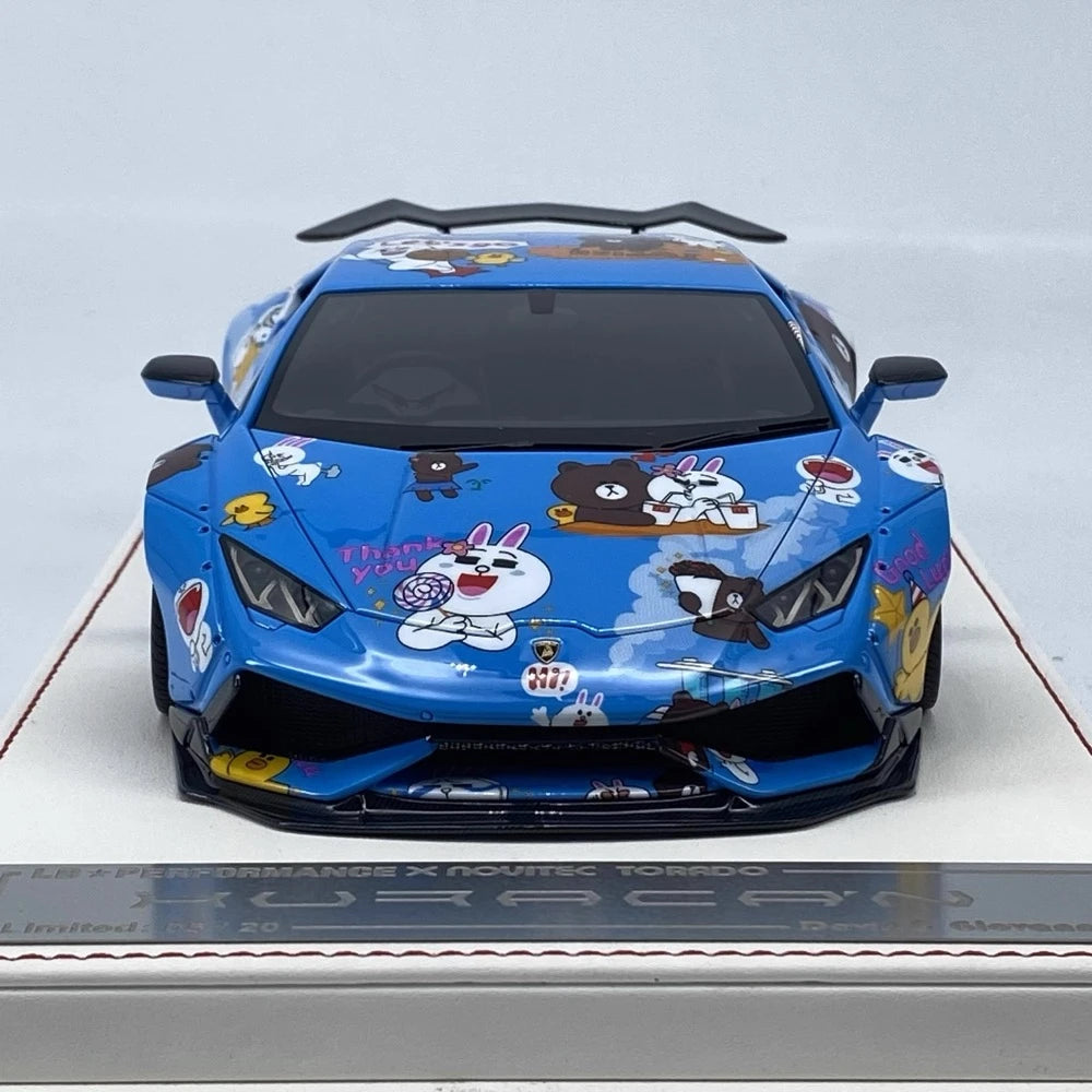 [Davis & Giovanni] 1:18 Lamborghini 2015 Huracán Liberty Walk LINE Model Car Resin