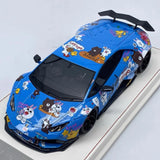 [Davis & Giovanni] 1:18 Lamborghini 2015 Huracán Liberty Walk LINE Model Car Resin
