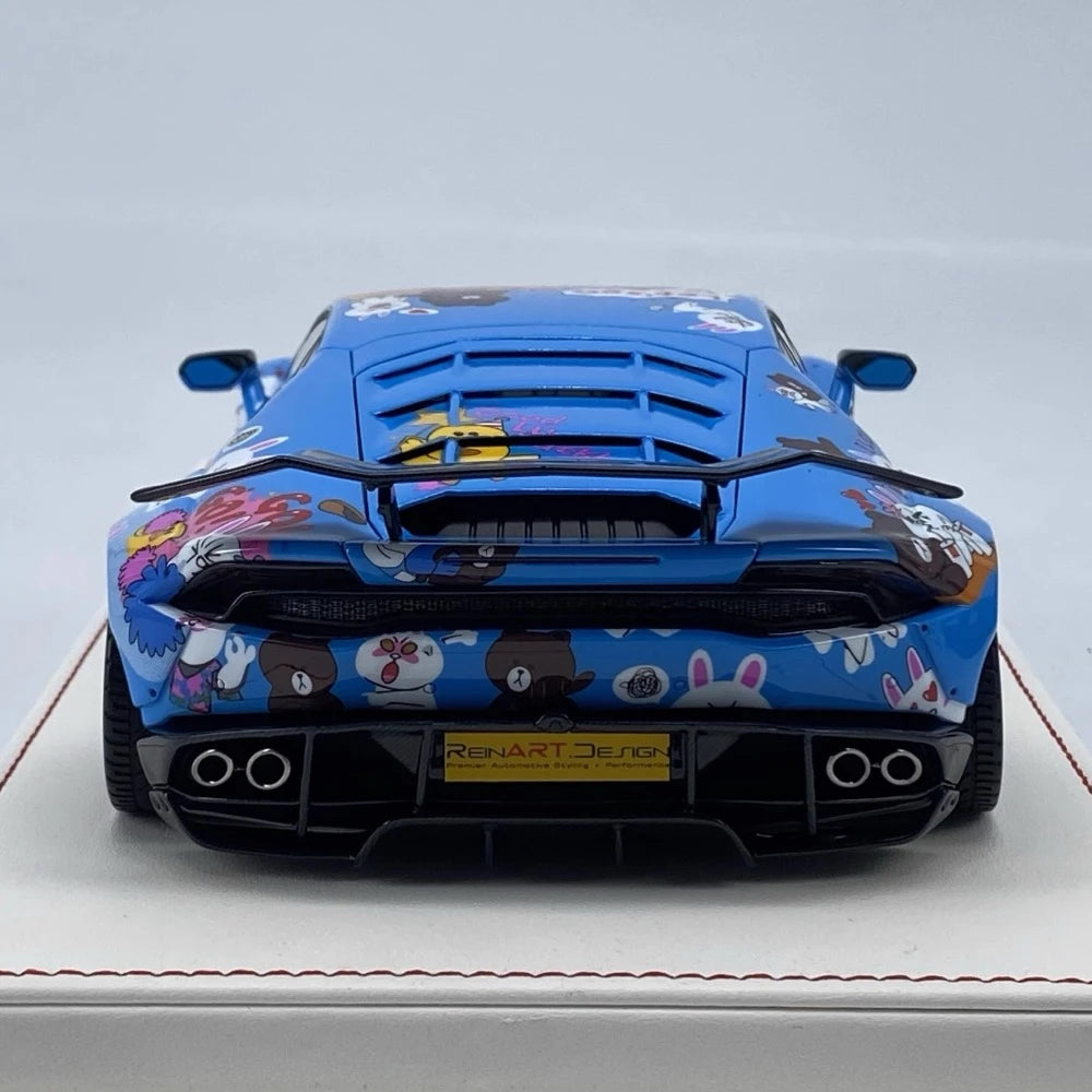 [Davis & Giovanni] 1:18 Lamborghini 2015 Huracán Liberty Walk LINE Model Car Resin