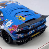 [Davis & Giovanni] 1:18 Lamborghini 2015 Huracán Liberty Walk LINE Model Car Resin