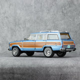 [DD Model] 1:18 Jeep 1989 Wagoneer Blue Model Car Die-Cast