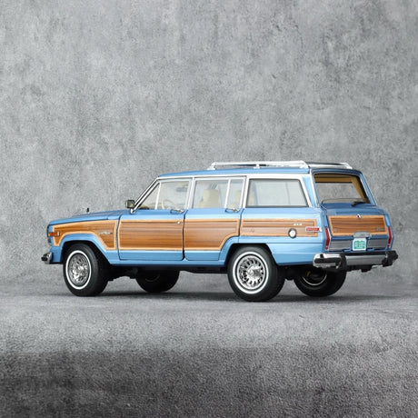[DD Model] 1:18 Jeep 1989 Wagoneer Blue Model Car Die-Cast