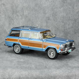 [DD Model] 1:18 Jeep 1989 Wagoneer Blue Model Car Die-Cast