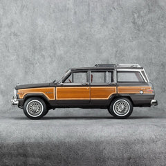 [DD Model] 1:18 Jeep 1989 Wagoneer Brown Model Car Die-Cast