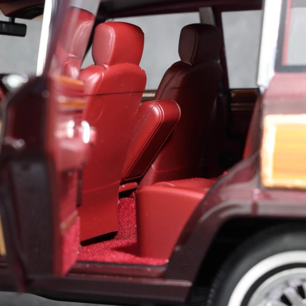 [DD Model] 1:18 Jeep 1989 Wagoneer Red Model Car Die-Cast