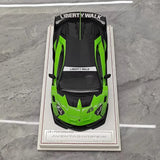 [Davis & Giovanni] 1:18 Lamborghini 2021 Aventador GT EVO Green Model Car Resin