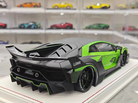 [Davis & Giovanni] 1:18 Lamborghini 2021 Aventador GT EVO Green Model Car Resin