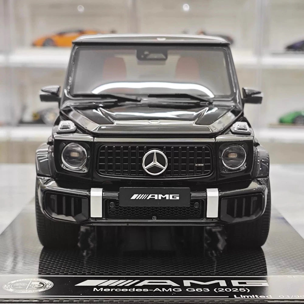 [Dino Model] 1:18 Mercedes-Benz 2025 G63 AMG Glossy Black Model Car Resin
