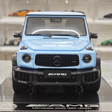 [Dino Model] 1:18 Mercedes-Benz 2025 G63 AMG blank blå modellbil harts