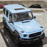 [Dino Model] 1:18 Mercedes-Benz 2025 G63 AMG Glossy blå modellbil resin
