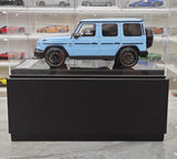 [Dino Model] 1:18 Mercedes-Benz 2025 G63 AMG Glossy blå modellbil resin