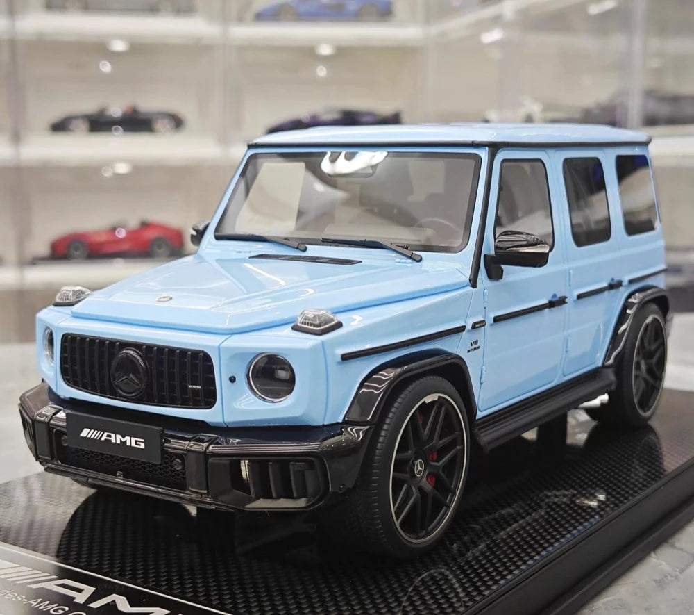 [Dino Model] 1:18 Mercedes-Benz 2025 G63 AMG Glossy Blue Model Car Resin