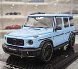 [Dino Model] 1:18 Mercedes-Benz 2025 G63 AMG blank blå modellbil harts