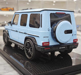 [Dino Model] 1:18 Mercedes-Benz 2025 G63 AMG Glossy blå modellbil resin