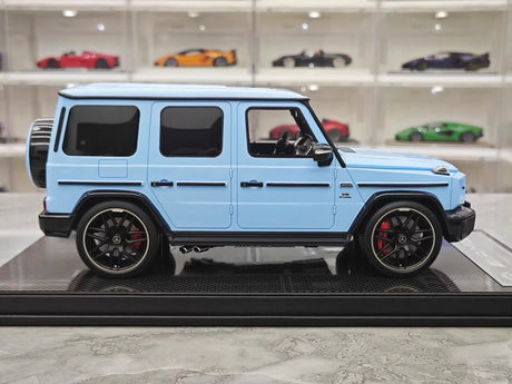 [Dino Model] 1:18 Mercedes-Benz 2025 G63 AMG Glossy Blue Model Car Resin
