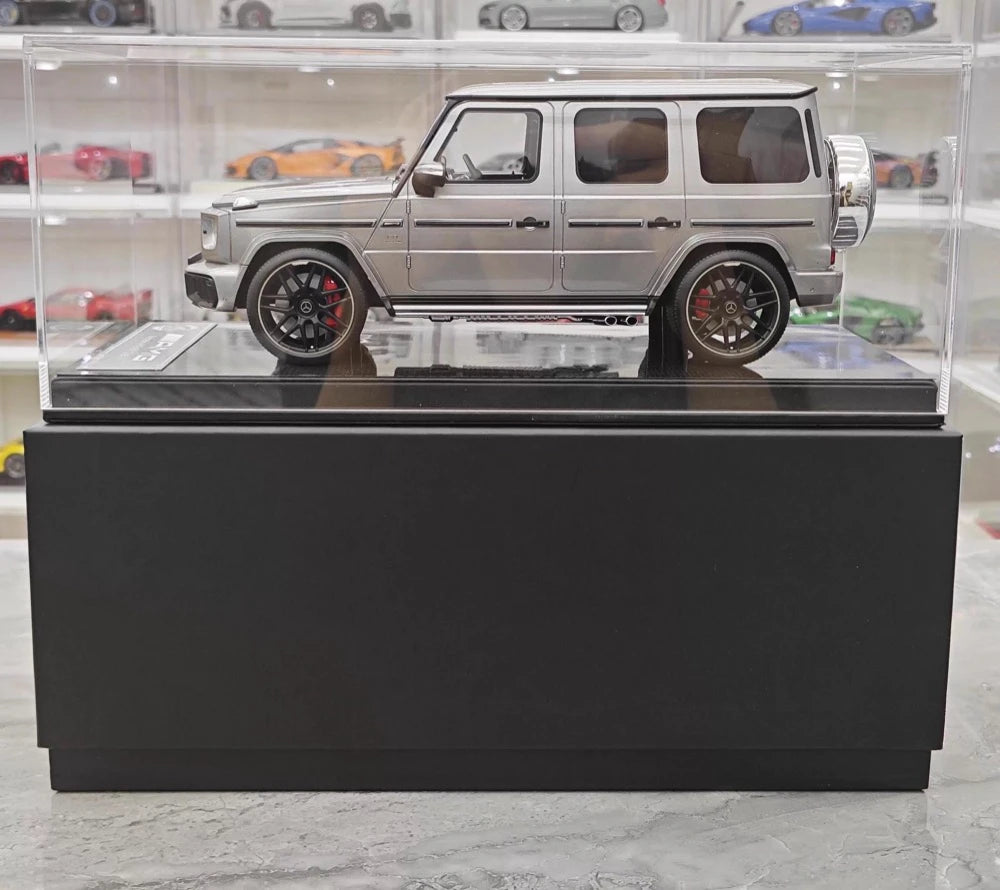 [Dino Model] 1:18 Mercedes-Benz 2025 G63 AMG Glossy Silver Model Car Resin
