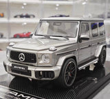 [Dino Model] 1:18 Mercedes-Benz 2025 G63 AMG Glossy Silver Model Car Resin
