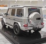 [Dino Model] 1:18 Mercedes-Benz 2025 G63 AMG Glossy Silver Model Car Resin