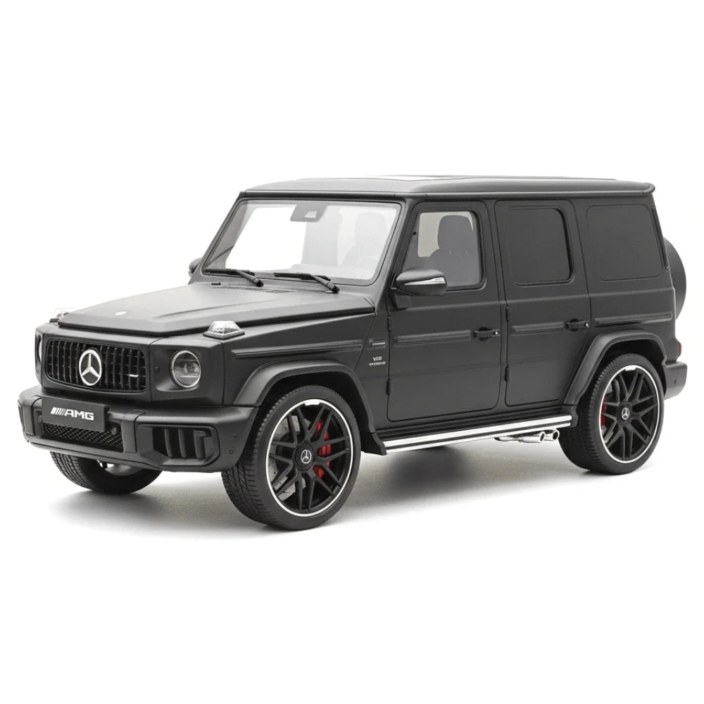 [Dino modello] 1:18 Mercedes-Benz 2025 G63 AMG opaco nero modellino di auto resina