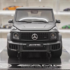 [Dino modello] 1:18 Mercedes-Benz 2025 G63 AMG opaco nero modellino di auto resina
