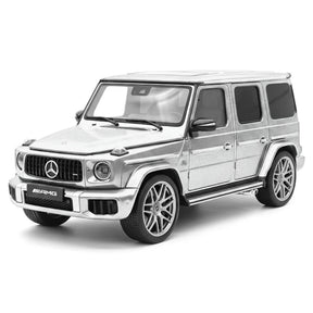 [Dino Model] 1:18 Mercedes-Benz 2025 G63 AMG mat argent voiture miniature Resin