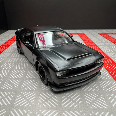 Dodge 2018 تشالنجر SRT ديمون مات بلاك 1:36 – نموذج عرض معدني مصبوب، قالب