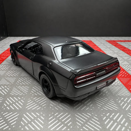 Dodge 2018 تشالنجر SRT ديمون مات بلاك 1:36 – نموذج عرض معدني مصبوب، قالب