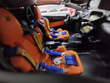 [DreamWalkers] 1:18 Lamborghini 2020 Huracan P61 Roadster マット シルバー & レッド モデルカー レジン