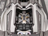 [DreamWalkers] 1:18 Lamborghini 2020 Huracan P61 Roadster マット シルバー & レッド モデルカー レジン