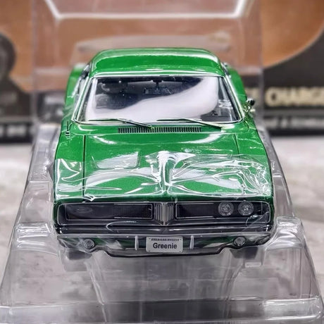 [ERTL] 1:18 Dodge 1969 Charger R/T Green Model Car Die-Cast