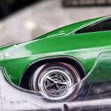 [ERTL] 1:18 Dodge 1969 Charger R/T Green Model Car Die-Cast