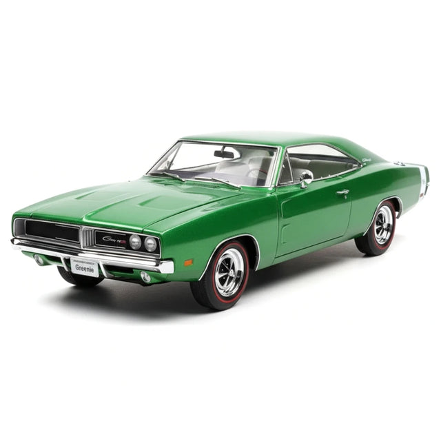 [ERTL] 1:18 Dodge 1969 Charger R/T Green Model Car Die-Cast