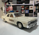 [ERTL] 1:18 Dodge 1974 Monaco Police Model Car Die-Cast